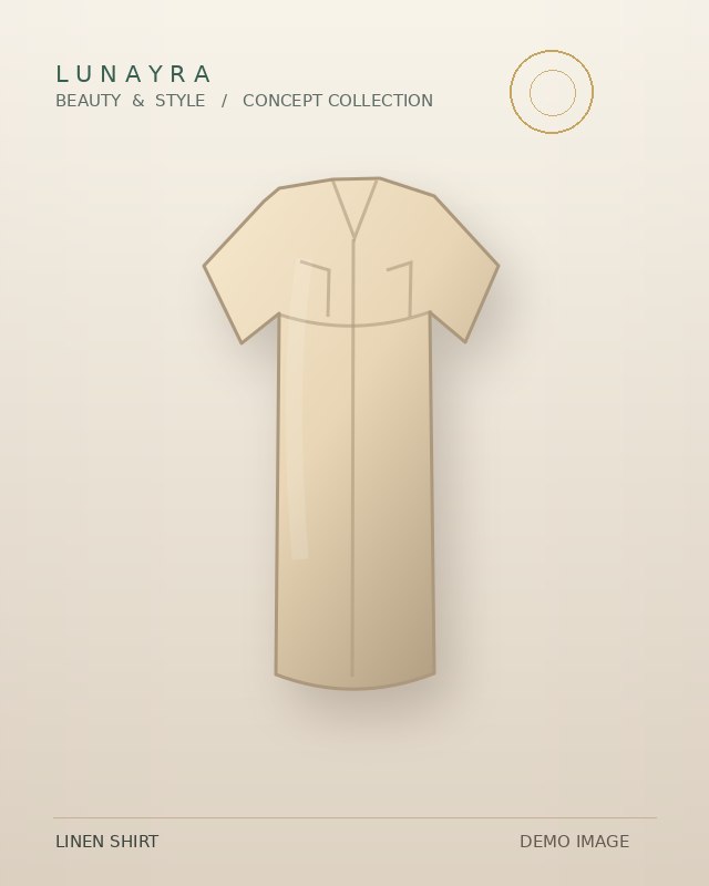 DEMO - Relaxed Linen Shirt - Lunayra Sri Lanka